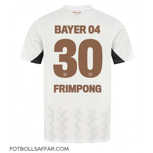 Bayer Leverkusen Jeremie Frimpong #30 Bortatröja 2024-25 Kortärmad